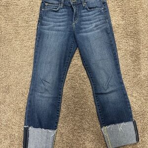 Joe's Jeans Dark Blue Ankle Cropped Denim